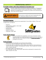 Preview for 7 page of NPK Genesis GSD 10 Safety & Operators & Parts Manual