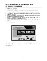 Предварительный просмотр 7 страницы NPK GH Series Service Manual