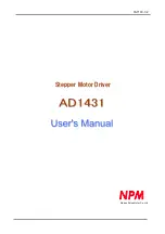 Preview for 1 page of NPM AD1431 User Manual