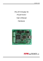 NPM PCL6115-EV User Manual preview