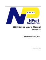 NPort Networks N1-8016 User Manual preview