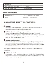 Preview for 7 page of NPower 450W FLEX Owner'S Manual