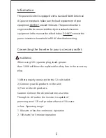 Preview for 6 page of NPower 457100 User Manual