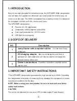 Preview for 4 page of NPower 457801 Owner'S Manual