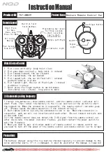 Preview for 1 page of NQD 757-4WD29 Instruction Manual