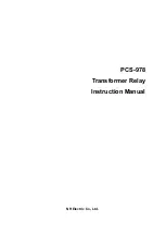 NR Electric PCS-978 Instruction Manual preview