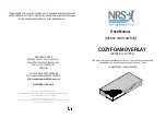 NRS Healthcare COZYFOAM F27944 User Manual предпросмотр