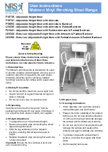 Preview for 1 page of NRS Healthcare Malvern F19739 User Instructions