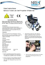 Preview for 1 page of NRS Healthcare N29222 User Instructions