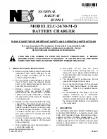 NRS ELC-24/30-M-D Installing, Operating And Service Instructions предпросмотр