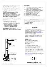 Preview for 2 page of NRS Mowbray Lite User Instructions