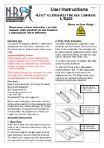 NRS NUVO GLIDEABOUT MOBILE COMMODE User Instructions preview