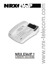 Предварительный просмотр 1 страницы NRX EVoIP 1 User Manual