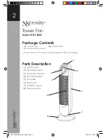 Предварительный просмотр 2 страницы NScessity NSTF-06MI Instruction Manual