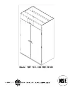 NSF FMP 100-200 Operation And Service Manual предпросмотр