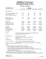 Preview for 6 page of NSF HUR 1X170FL Installation And Operation Manual