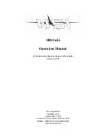 NSI MIDI 616 Operation Manual preview