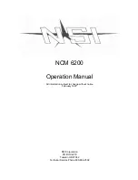 Предварительный просмотр 1 страницы NSI NCM 6200 Operation Manual