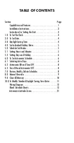 Preview for 2 page of NSI TORK DWZ200B Instruction Manual