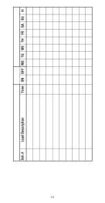 Preview for 16 page of NSI TORK DWZ200B Instruction Manual