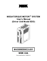 Предварительный просмотр 1 страницы NSK EDD Megatorque Motor User Manual