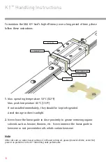 Предварительный просмотр 10 страницы NSK NH 20 Assembly And Installation Manual