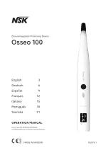 Предварительный просмотр 1 страницы NSK Osseo 100 Operation Manual