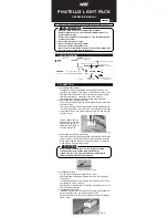 Предварительный просмотр 1 страницы NSK PHATELUS LIGHT PACK Operation Manual