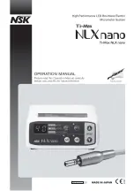 NSK Ti-Max NLX nano Operation Manual preview