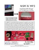 Preview for 1 page of NSM IV MP3 Manual