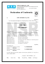 Preview for 71 page of NSR Marine NGR-1000 User Manual