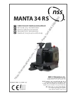 NSS MANTA 34 RS Instruction And Maintenance Handbook preview