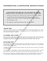 Preview for 2 page of NSS PREDATOR CXC150 Operating Instructions Manual