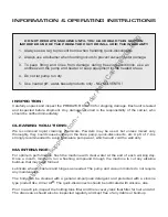 Preview for 2 page of NSS PREDATOR CXH100 Operating Instructions Manual