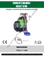 Preview for 1 page of NSS RALLY 1200 Operation Manual