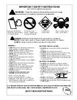 Preview for 2 page of NSS WRANGLER 1708CB Operation Manual