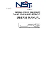 NST DVR8DVDH User Manual предпросмотр