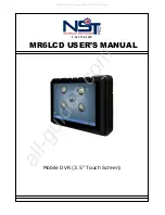 NST MR6LCD User Manual preview