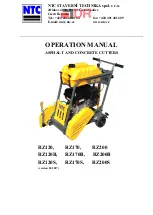 NTC RZ120 Operation Manual предпросмотр