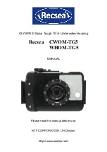 Предварительный просмотр 1 страницы NTF Recsea CWOM-TG5 Manual