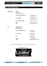 Preview for 26 page of NTI AG LinMot C1250 Series Installation Manual