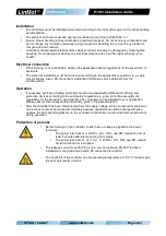 Preview for 5 page of NTI AG LinMot E14 0 Series Installation Manual