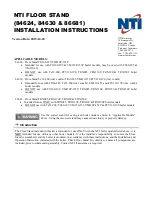 NTI 84624 Installation Instructions Manual предпросмотр