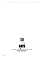 Preview for 116 page of NTI 87740 Installation And Operation Manual