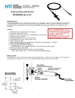 NTI ENVIROMUX-AV-LC-E7 Installation Manual предпросмотр