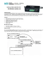 NTI ENVIROMUX-S420MA-24V Installation Manual предпросмотр