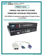 Preview for 1 page of NTI PRIMUX Series Firmware Upgrade Procedure