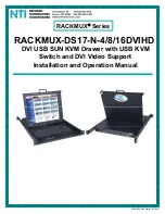 Предварительный просмотр 1 страницы NTI RACKMUX-DS17-N-16DVIHD Installation And Operation Manual