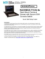 NTI RACKMUX-T15-N-Sx Quick Start Setup Manual preview