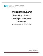 Preview for 1 page of NTI ST-IPUSB4K-L-VW Setup Manual